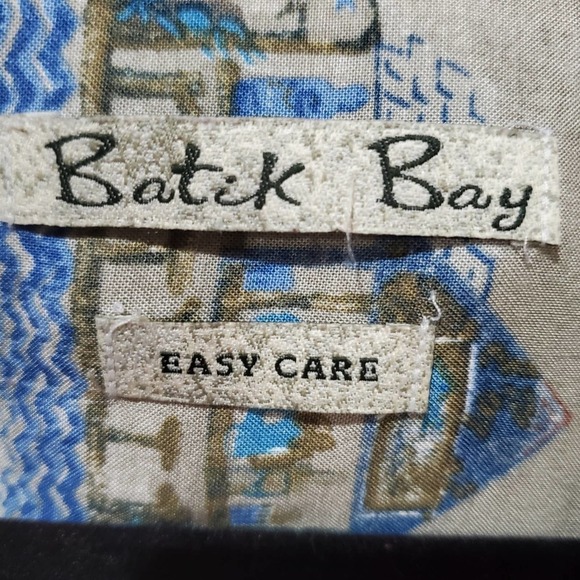 Batik Boy Tropical SS Button Up Shirt Vacation Beach Flamingo Pineapple Men's XL - Picture 11 of 12